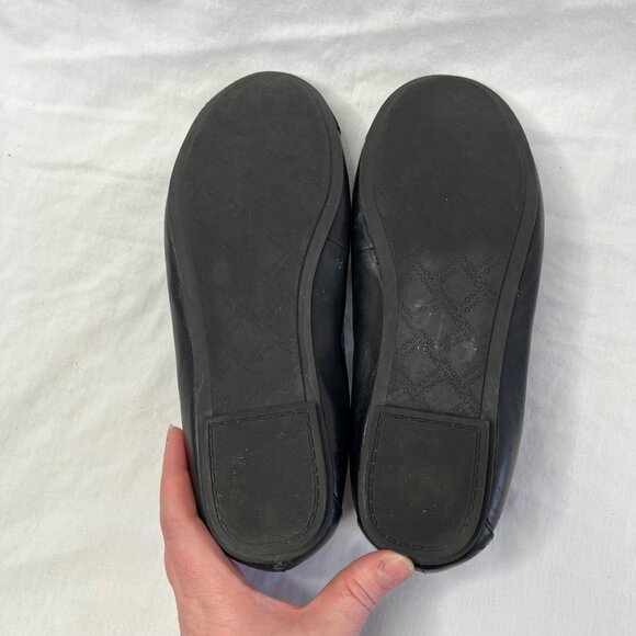 Vionic Womens Black Minna Leather Sequin Cap Toe Ballet Bow Flats size 8 - Picture 10 of 11